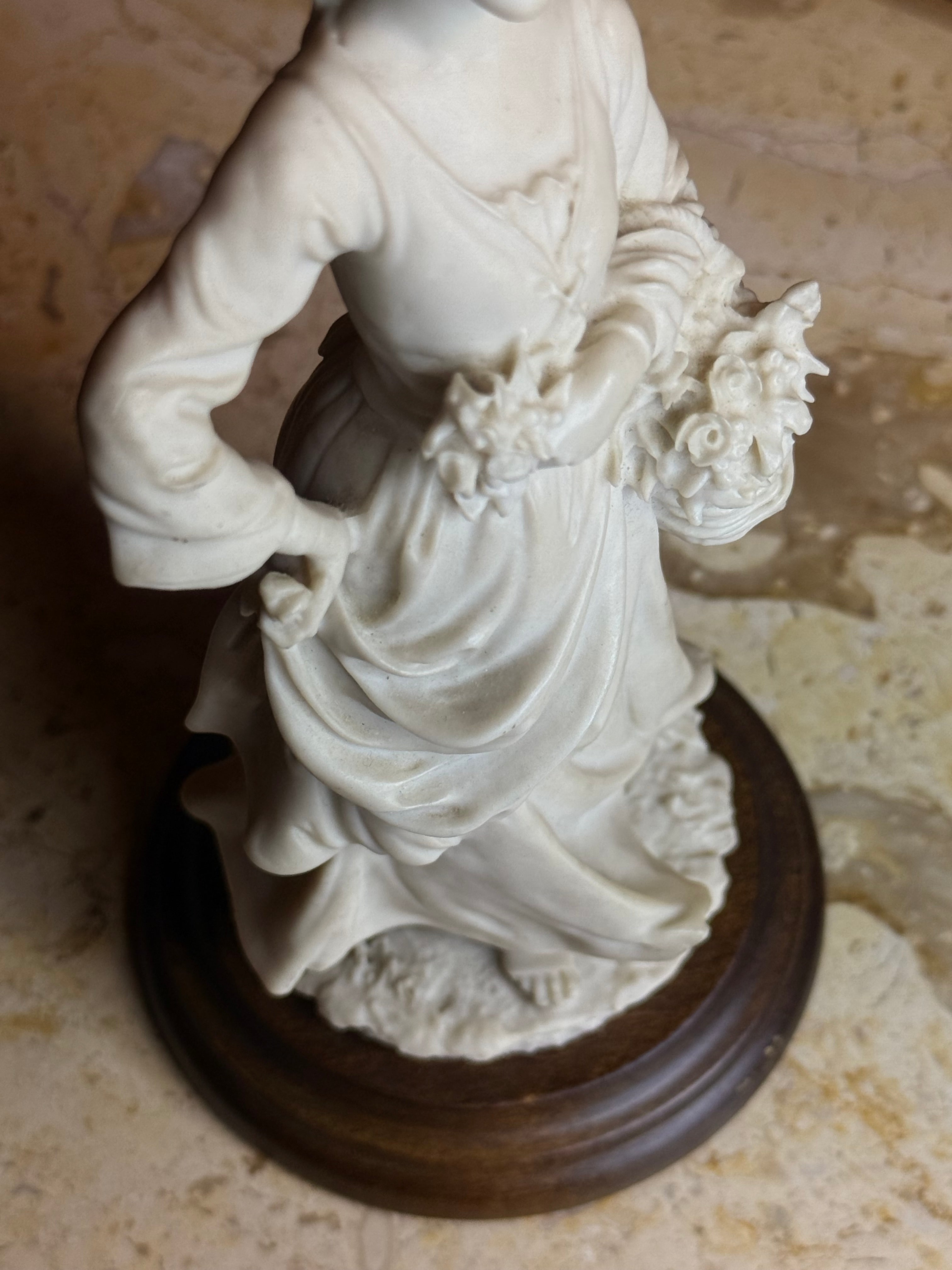 Giuseppe Armani Italian Biscuit Porcelain Figurine – Signed